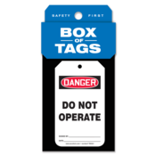 ACCUFORM NMC DANGER DO NOT OPERATE BOX OF SAFETY TAGS